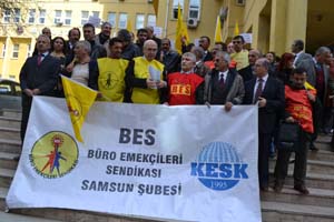 Samsun Adliyesinde isyan: Bordro yaktılar!