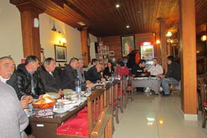 Üyelerini ağırladı