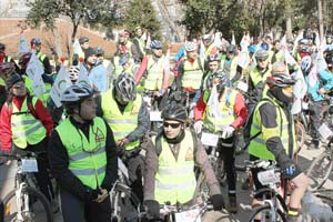 Samsun sağlık için pedal çeviriyor