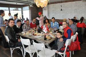 SAMGİAD'lılar kahvaltıda buluştu