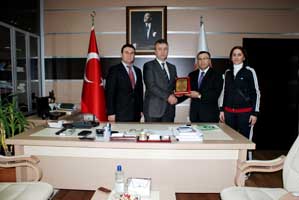 BAŞKANA TEŞEKKÜR ZİYARETİ