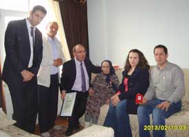 Bağışçılara madalya