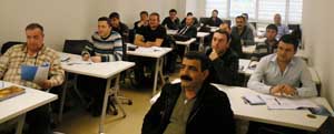 Şantiye şefleri eğitimde