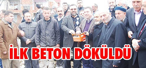 İlk beton döküldü