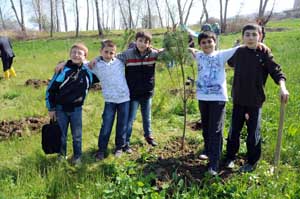 Canikli minikler fidan dikti