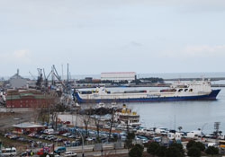 Samsun'da liman faaliyetleri