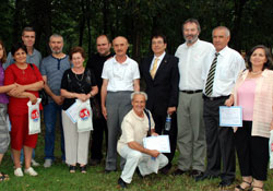 Misafir eğitimciler sertifikalarını aldı