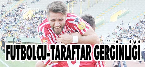 Futbolcu - taraftar gerginliği