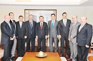 Vali Aksoy, Sağlık Bakanlığı Bürokratlarını Ağırladı