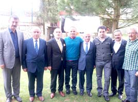 Başkan Kefeliden Galip Öztürke geçmiş olsun ziyareti