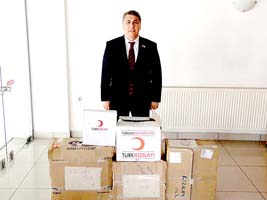 Bafra'dan Eruh'a kırtasiye yardımı