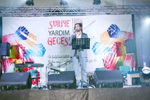 Suriye'deki insanlık dramı için yardım gecesi