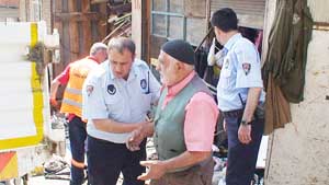 Zabıta ekipleri şaştı kaldı