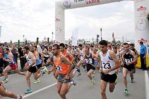 19 Mayıs Maratonu büyük heyecana sahne oldu