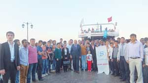 Dünyanın renkleri Samsun sahilinde