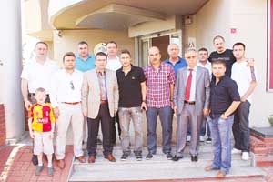 GSLİ SABRİ BAŞKAN YILMAZI ZİYARET ETTİ