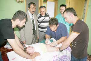 Başkan Tekin  kirve oldu