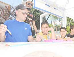 Amerikalı ressam Samsun'da