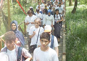 Bitlisli öğrencilerin Çakırlar keyfi