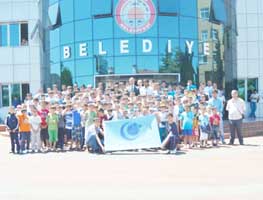 Başkan Topaloğluna anlamlı ziyaret