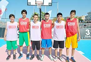 3X3 basketbol heyecanı