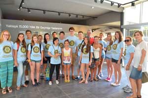 SAMSUN ROTARY KULÜBÜ KISA DÖNEM YAZ KAMPI ÖĞRENCİLERİ SAMSUN'DA