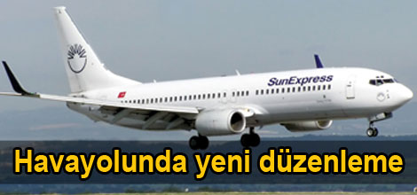 Havayolunda yeni düzenleme