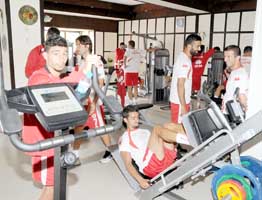 Samsunspor salonda çalıştı