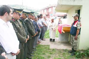 KIBRIS GAZİSİ  MUSTAFA AYDINA SON GÖREV