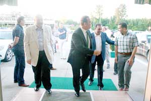 YILMAZ, PROTOKOLÜ AĞIRLADI