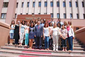 AKSOY'U ZİYARET ETTİLER