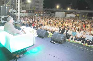 Canik'te muhteşem gece