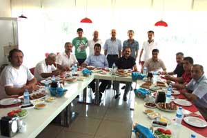 BAFRA TSODAN İŞADAMI KAYA AŞCIYA TEŞEKKÜR KAHVALTISI.