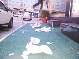 Gelişi güzel atılan çöpler, çevre kirliliğine davetiye çıkartıyor