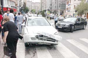 Samsun'da trafik kazası: 1 yaralı