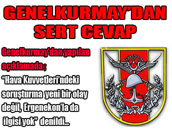 Genelkurmay'dan halka demokratik tepki çağrısı...