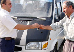 Çalınan aracı bulundu