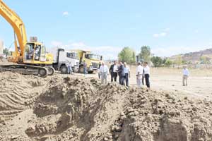 Yurdu için temel kazılarına başlandı