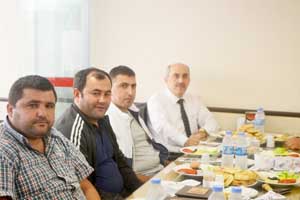 Canik temsilcilerine yemek