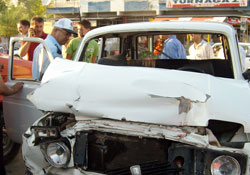 Çarşamba'da yaralamalı kaza