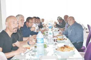 Canik'li Muhtarlar Kahvaltıda buluştu