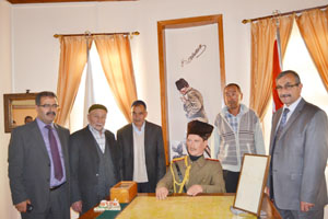 Huzurevi sakinlerinden yöneticilere ziyaret