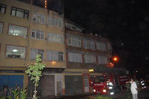 ÇATIDA YANGIN