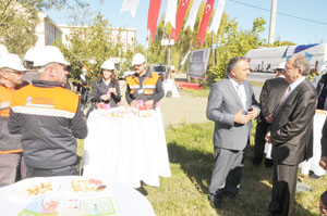 Çatalçam'a İlk Gaz verildi