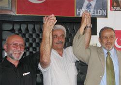 Saadet'te seçim toplantısı