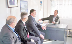 EFE'DEN MUHTARLARA  ZİYARET