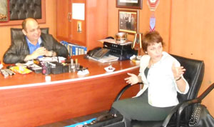 Kavraz şoför esnafı ile buluştu