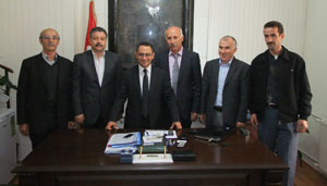 Çağlar'a hemşeri ziyareti