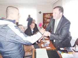 EFE CANİK RAHABİLİTASYON MERKEZİNİ  ZİYARET ETTİ
