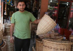 Fındık sepetleri pazara indi